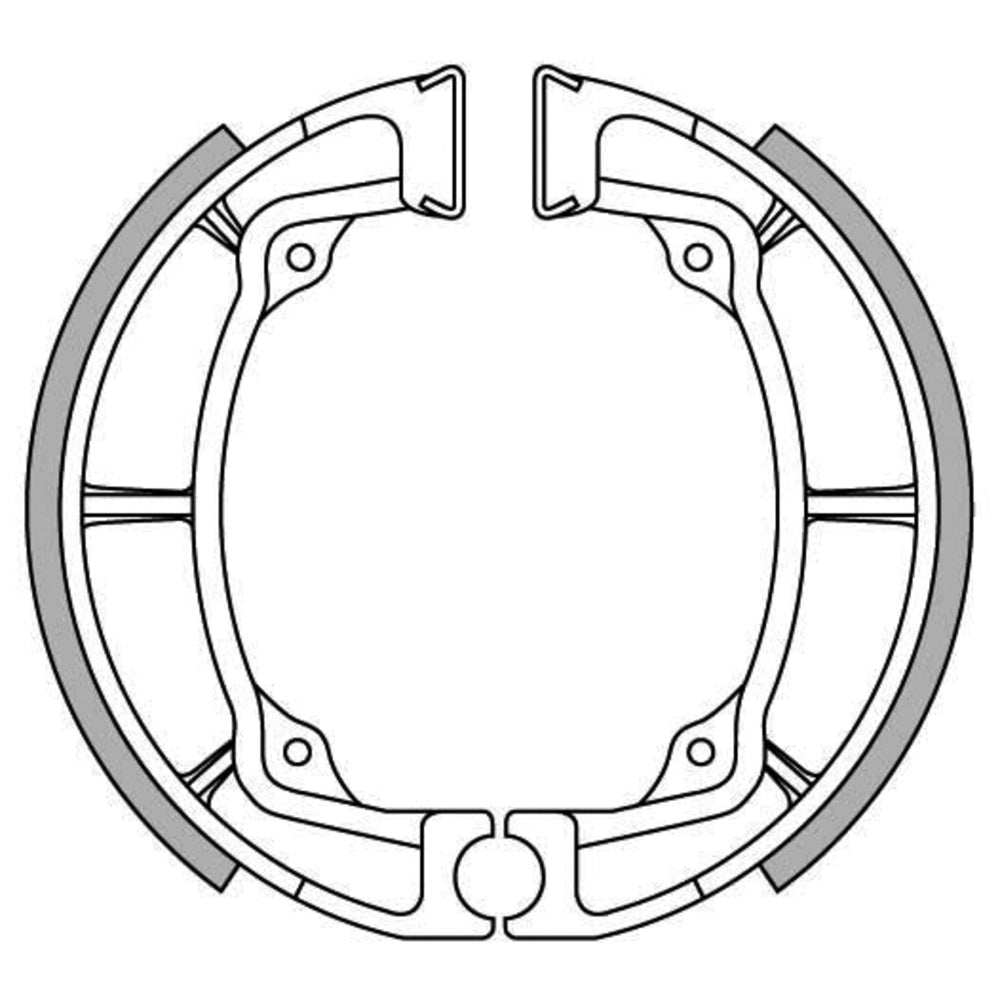 New NEWFREN Rear Brake shoe For KAWASAKI KLT250 1-GF1237