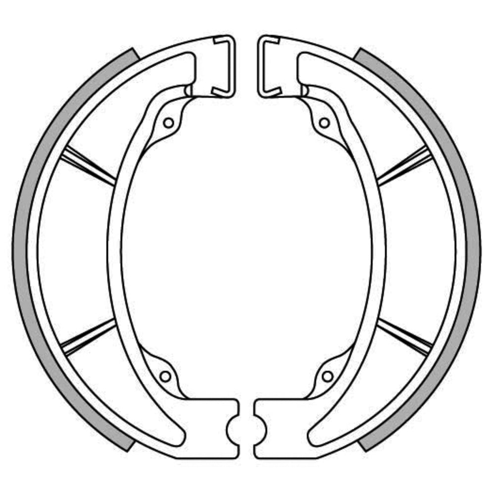 New NEWFREN Rear Brake shoe For HONDA CR250R, CR125R 1-GF1254