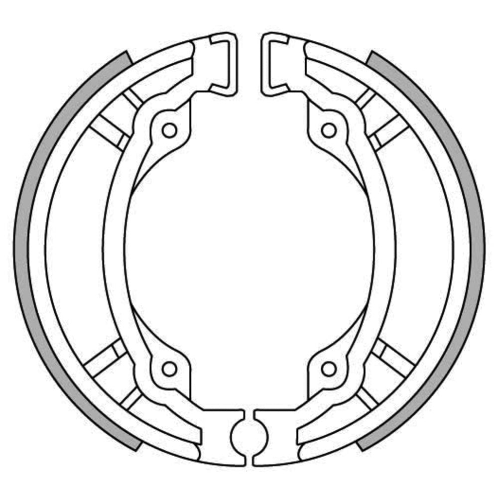 New NEWFREN Rear Brake shoe For BOLWELL PGO SYM, SUZUKI, TGB 1-GF1300