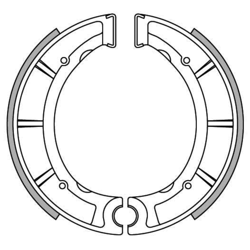 New NEWFREN Rear Brake shoe For YAMAHA 1-GF1304