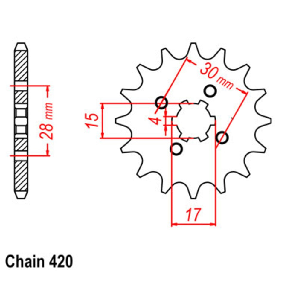 New SUPERSPROX 16T Sprocket - Front 10-116-16