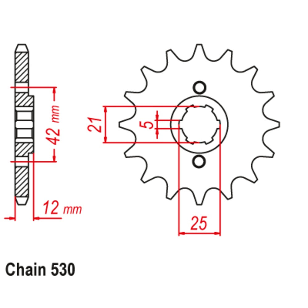 New SUPERSPROX 16T Sprocket - Front For YAMAHA 10-17A-16