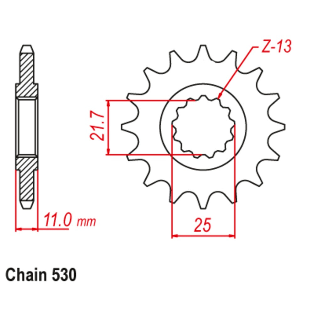 New SUPERSPROX 15T Sprocket - Front For YAMAHA 10-1AE-15
