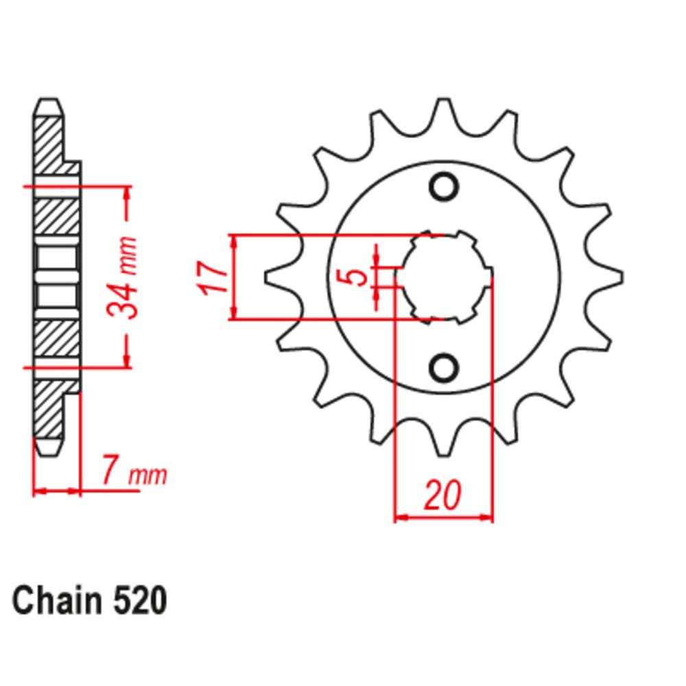 New SUPERSPROX 10T Sprocket - Front For SHERCO 10-KK1-10