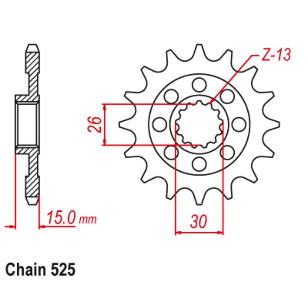 New SUPERSPROX Front Sprocket Stealth High Performance For BMW 10S-BM4-17