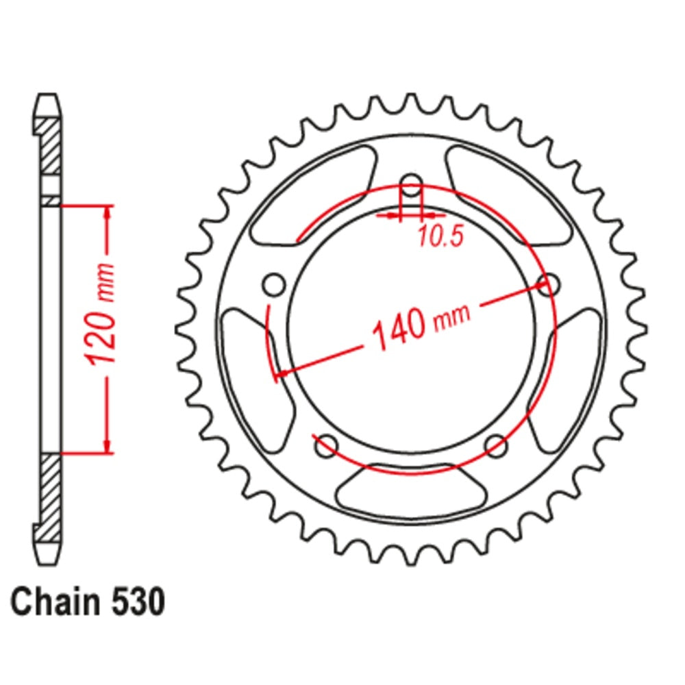 New SUPERSPROX Rear Sprocket Stealth Composite High Performance 11S-41F-42BK