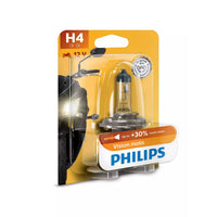 Philips Globe Motorcycle H4 12V 60/55W P43T-38 Single Blister Pck Premium Vision