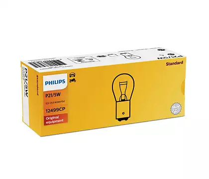 New Philips Globe P21/5W 12V 10 Pack (12499Cp)