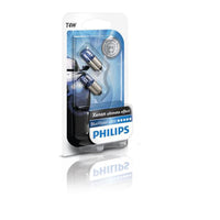 NEW PHILIPS GLOBE T4W 12V TWIN BLISTER PACK