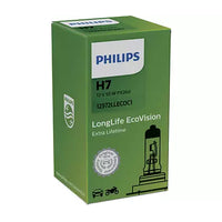 New Philips Globe H7 12V 55W Px26D Single Box Longlife Eco Vision (12972Llecoc1)