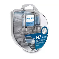 New Philips Globe H7 W5W 12V 55W Twin Pack White Vision Ultra (12972Wvusm)