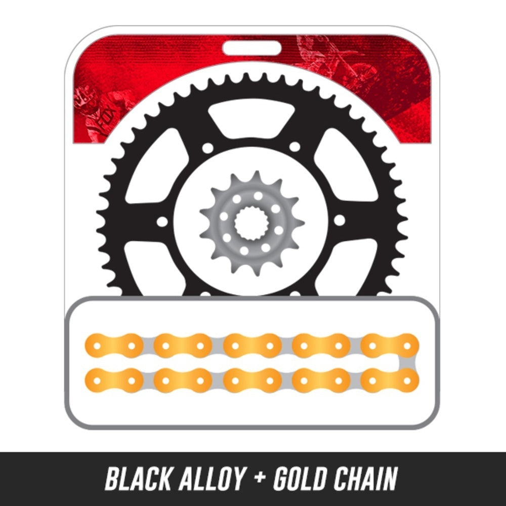 EK CHAIN AND SUPERSPROX Chain and Sprockets Kit - Alloy For HONDA 12A-123K-MX11 | Australian Moto Spares