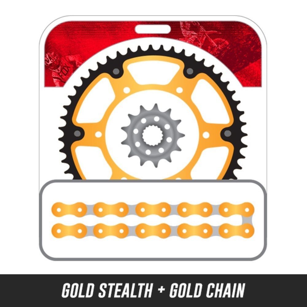 EK CHAIN AND SUPERSPROX Chain and Sprockets Kit-Stealth For HONDA 12S-123G-SX11 | Australian Moto Spares