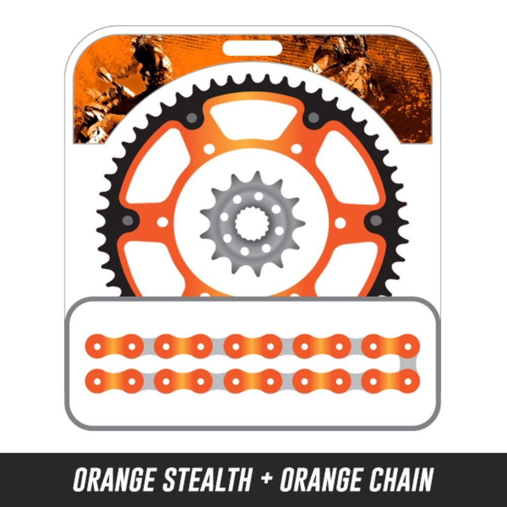 EK CHAIN AND SUPERSPROX Chain and Sprockets Kit - Stealth For KTM 12S-680O-MX07 | Australian Moto Spares