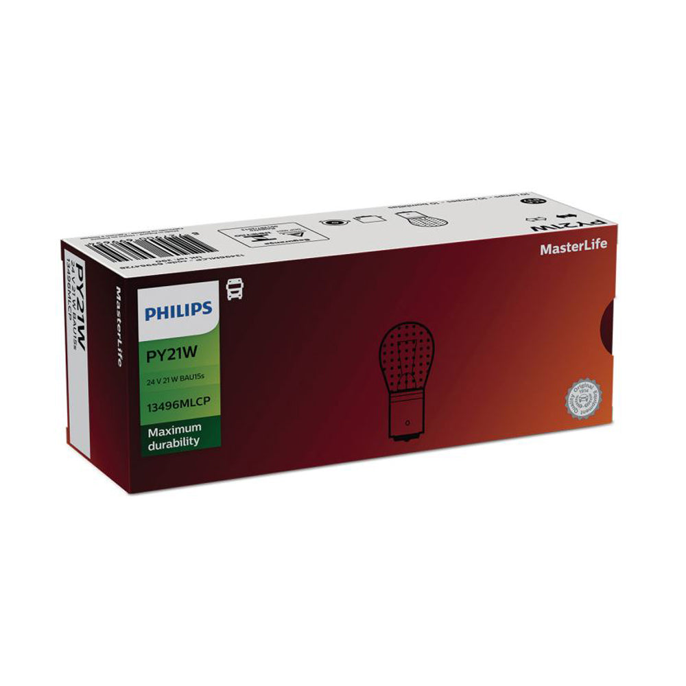 New Philips Globe Py21W 24V 10Pack (13496Mlcp)