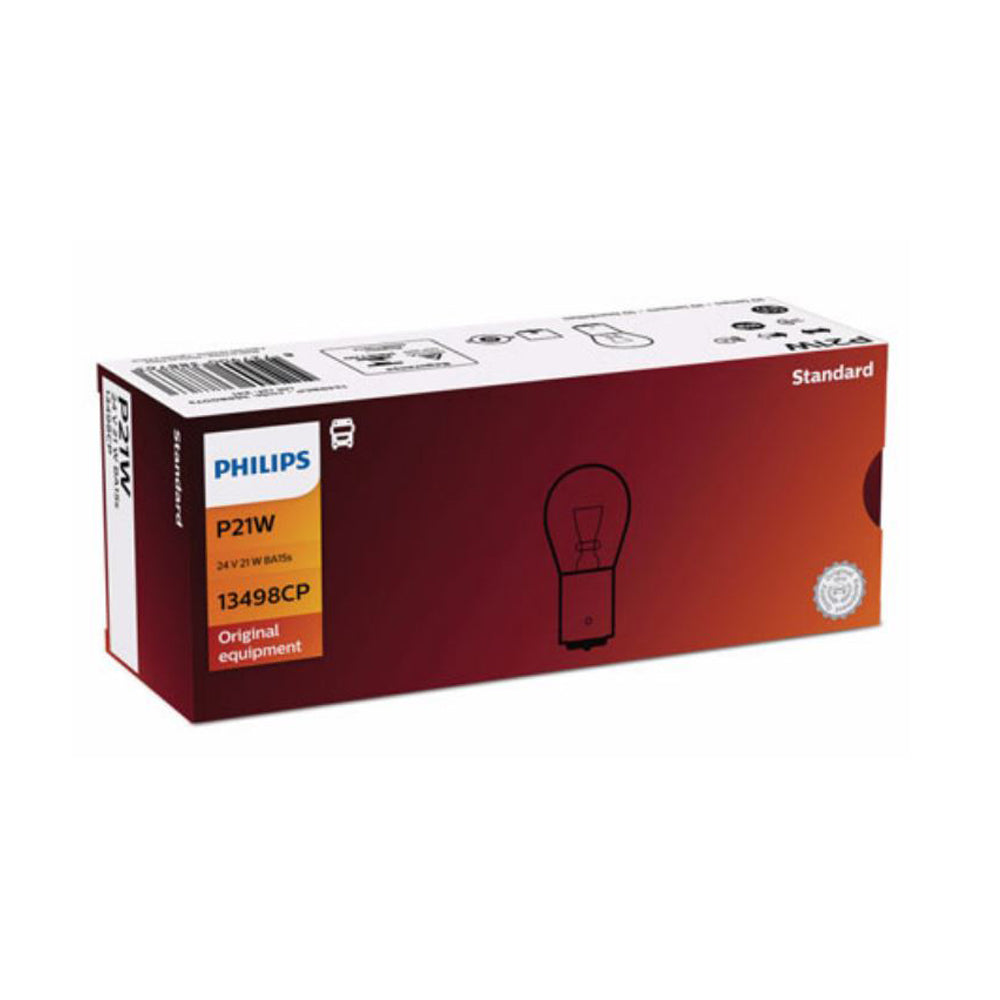 New Philips Globe P21W 24V 10Pack (13498Cp)