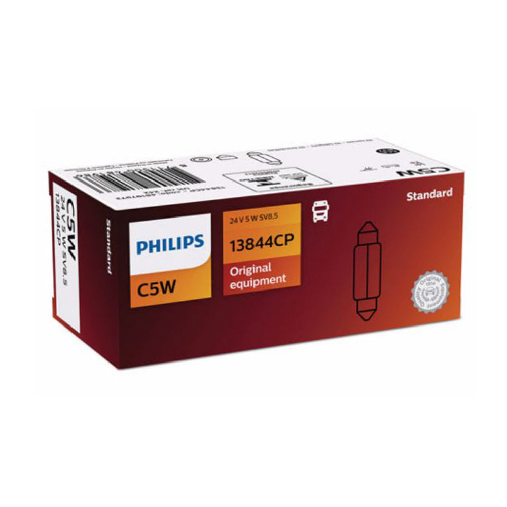 New Philips Globe C5W 24V 10Pack (13844Cp)