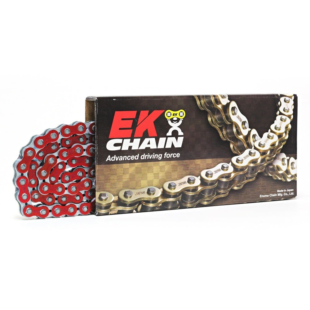 EK CHAIN AND SUPERSPROX 530 NX-Ring Metallic Red Chain 122L 14-530ZVX3M4-122 | Australian Moto Spares