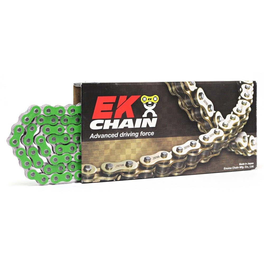 EK CHAIN AND SUPERSPROX 530 NX-Ring Metallic Green Chain 122L 14-530ZVX3M8-122 | Australian Moto Spares