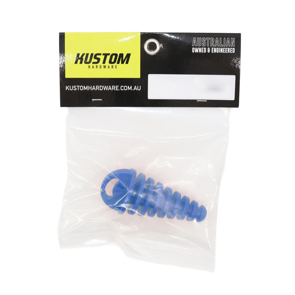 New KUSTOM HARDWARE Exhaust Plug Rubber Blue - 35mm 17-EPR03-35 | Australian Moto Spares