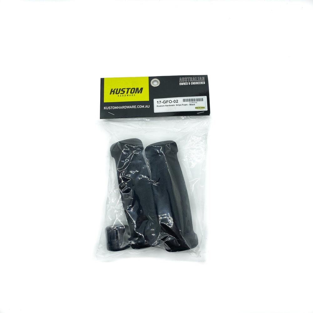 New KUSTOM HARDWARE Grip Foam - Black 17-GFO-02 | Australian Moto Spares