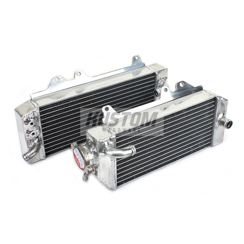 New KUSTOM HARDWARE Radiator Set For KAWASAKI KX250F 17K-R061S