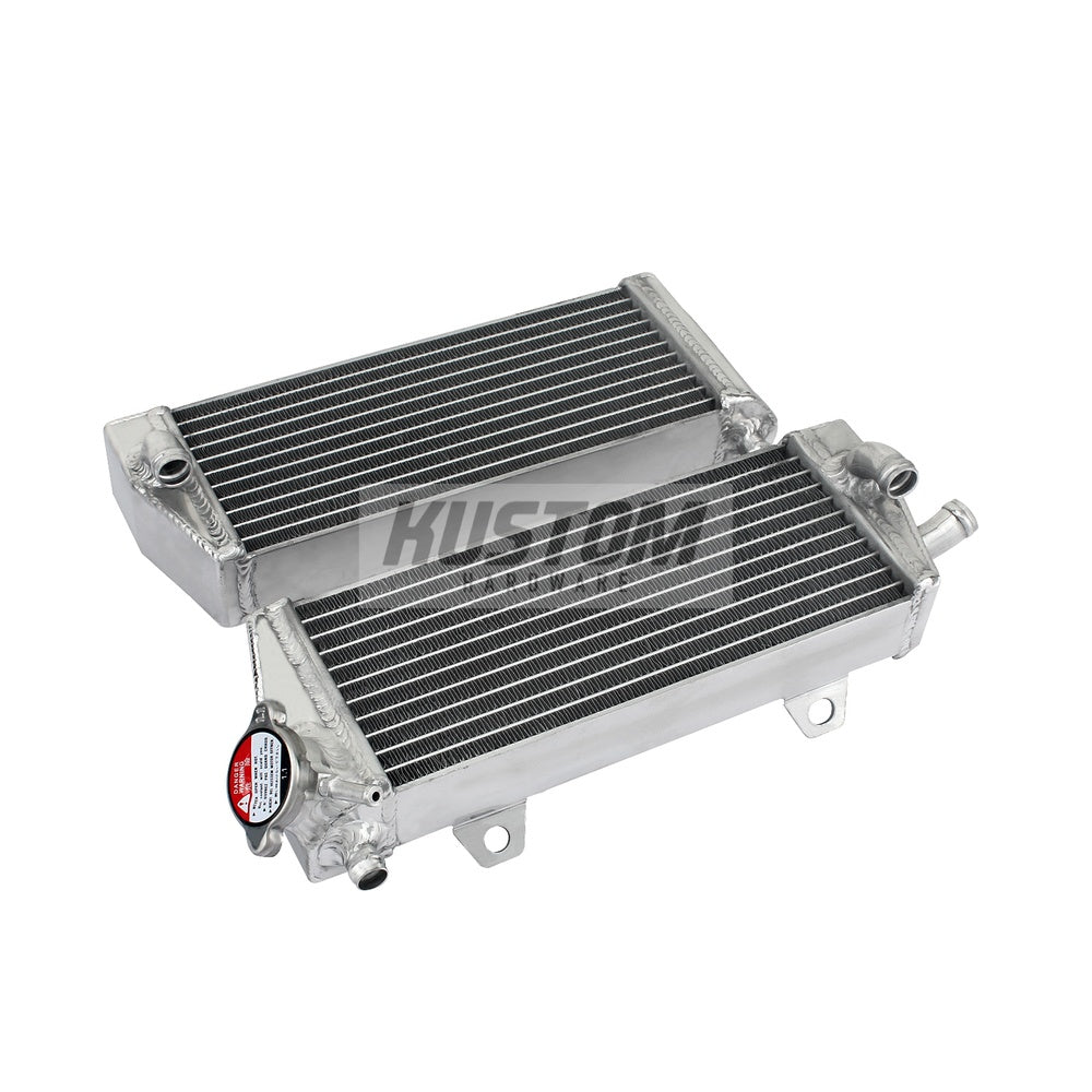New KUSTOM HARDWARE Radiator Set For HUSQVARNA, KTM 17K-R150S | Australian Moto Spares