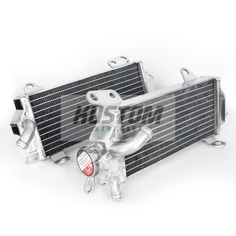 New KUSTOM HARDWARE Radiator Set For YAMAHA YZ250F, YZ450F 17K-R153S | Australian Moto Spares