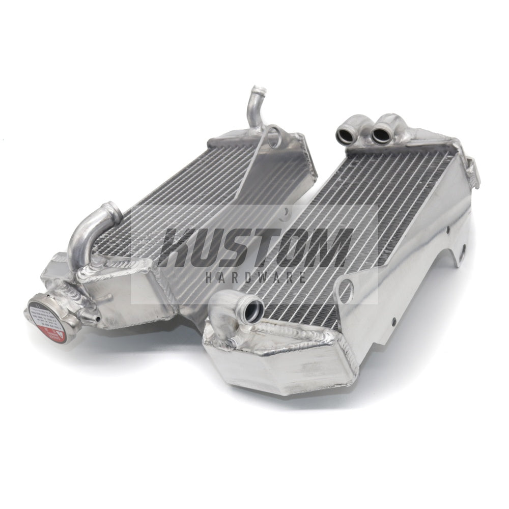 New KUSTOM HARDWARE Radiator Set For HONDA CRF250R 17K-R154S