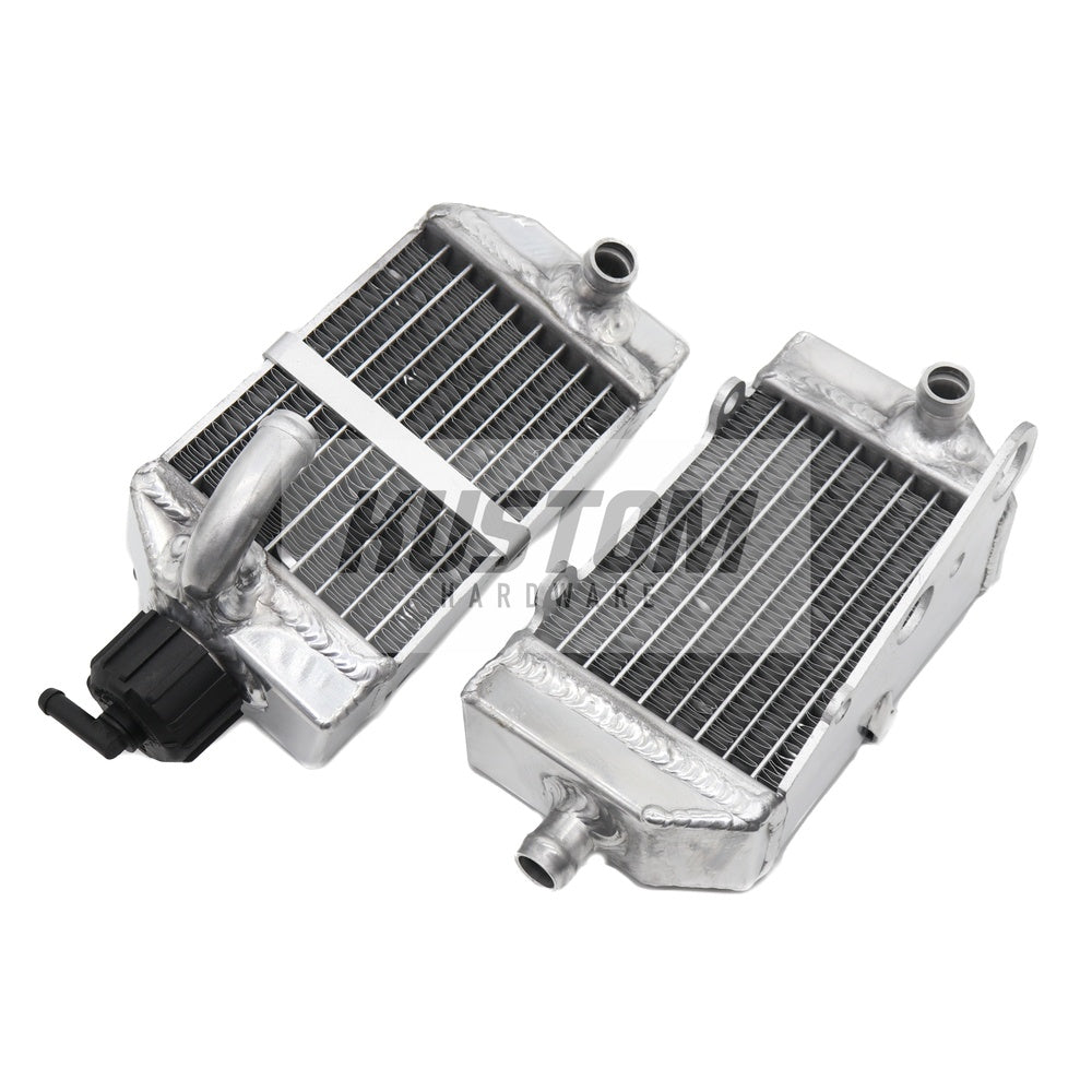 New KUSTOM HARDWARE Radiator Set For GAS-GAS, HUSQVARNA, KTM 17K-R155S | Australian Moto Spares