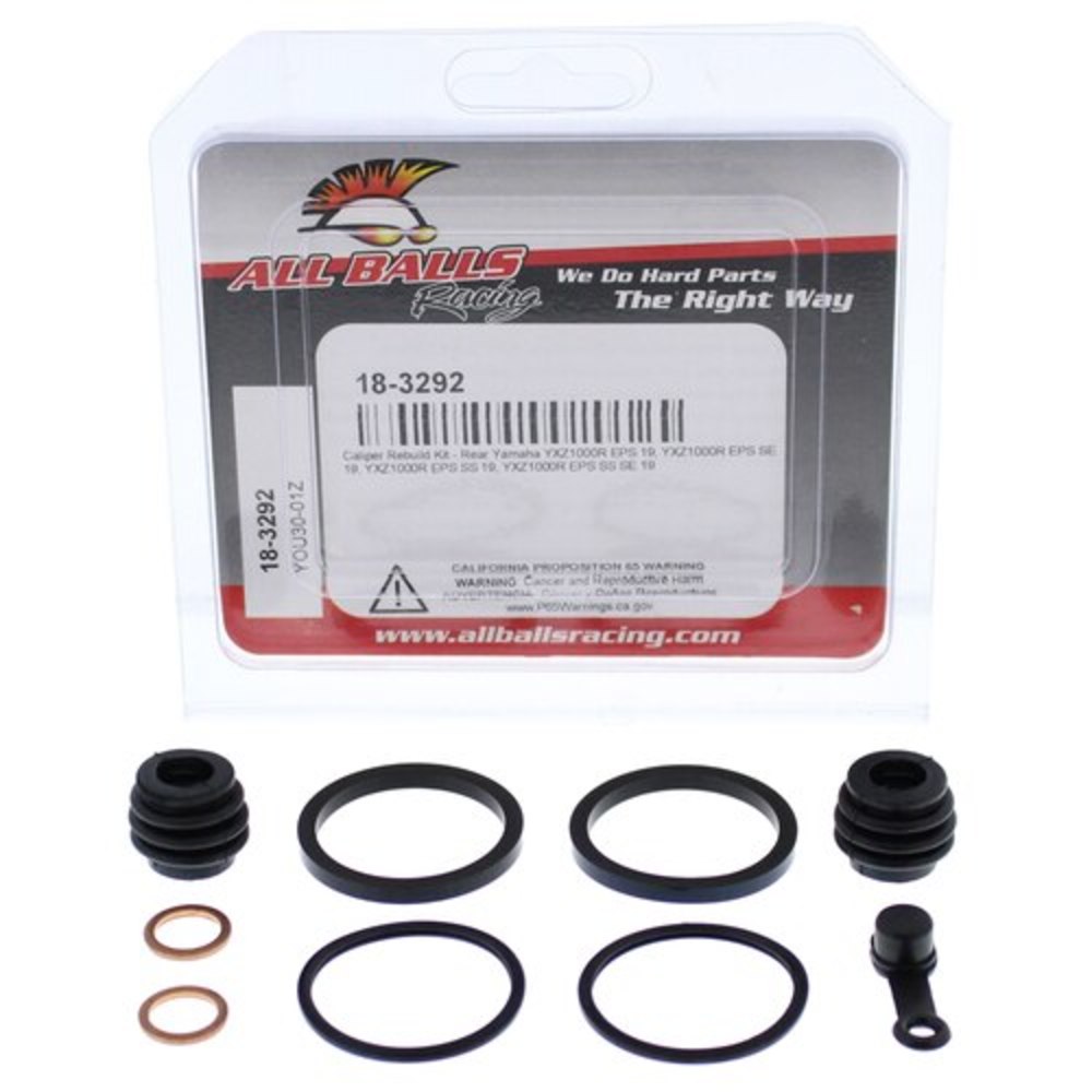 New ALL BALLS Rear Brake Caliper Rebuild Kit For YAMAHA 18-3292 | Australian Moto Spares