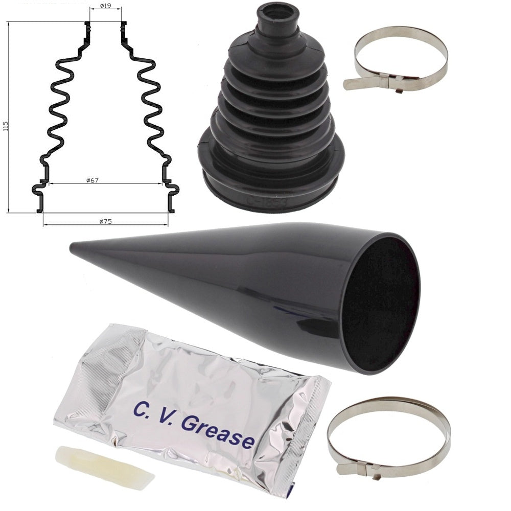 New ALL BALLS Universal Boot Kit with Tool 19-5038