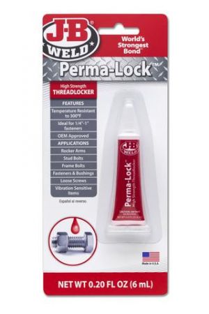 New J-B WELD Oem Approved Perma-Lock Red Threadlocker High Strength 6ml 27106 | Australian Moto Spares