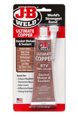 New J-B WELD Ultimate Copper Gasket Maker & Sealant RTV Silicone 85G 32325 | Australian Moto Spares