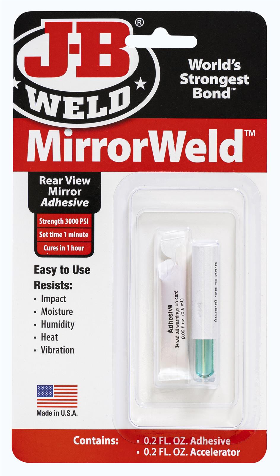 New J-B WELD Mirrorweld Adhesive Strength 3000 PSI Epoxy 33701 | Australian Moto Spares