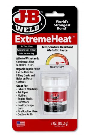 New J-B WELD Extreme High temperature Heat Metallic Paste 37901