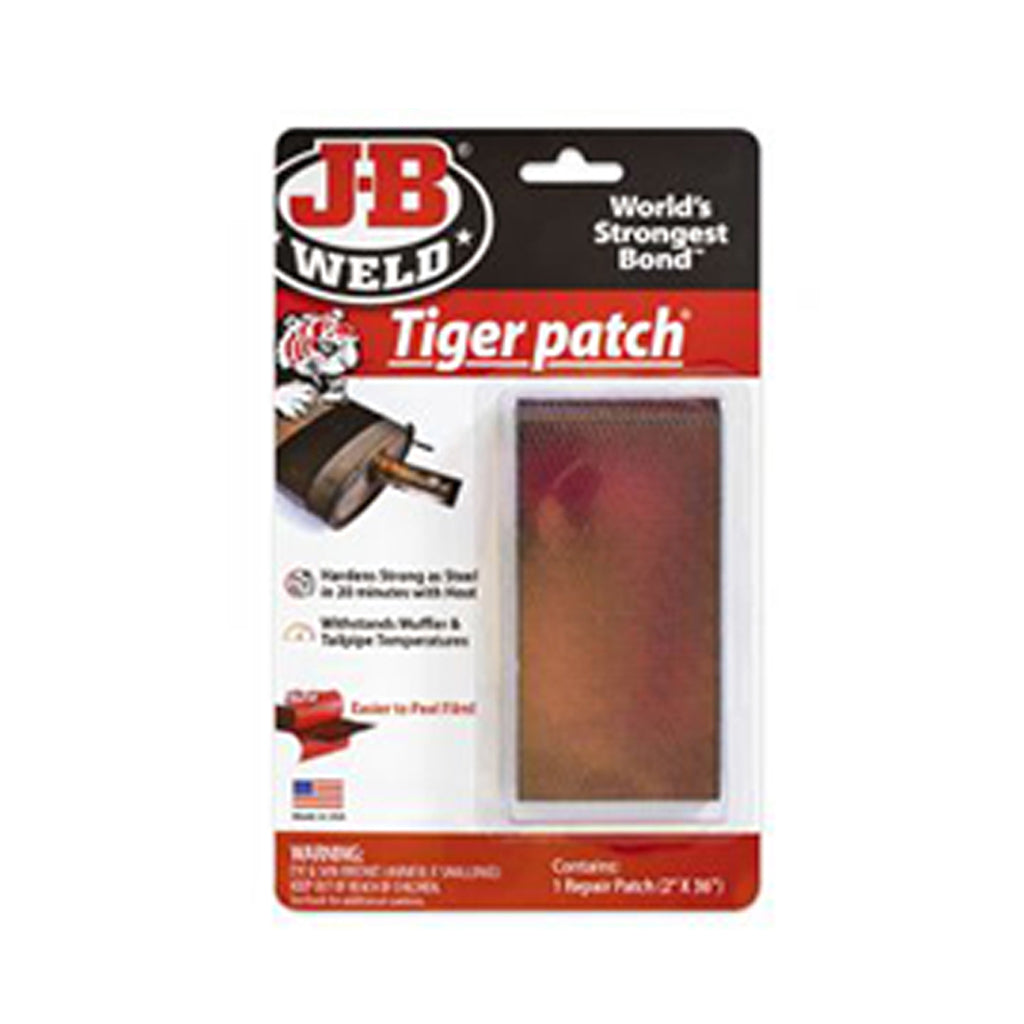 New J-B WELD Tailpipe and Muffler Fiberglass Tiger Patch Carded 39206 | Australian Moto Spares
