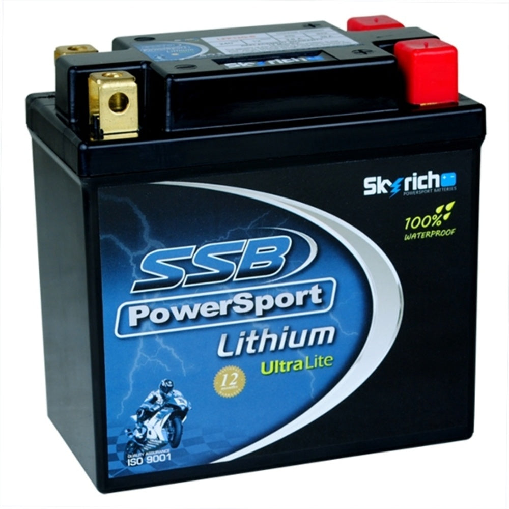 New SSB Power Sport Lithium Battery - Ultralight 4-LFP12Q-B