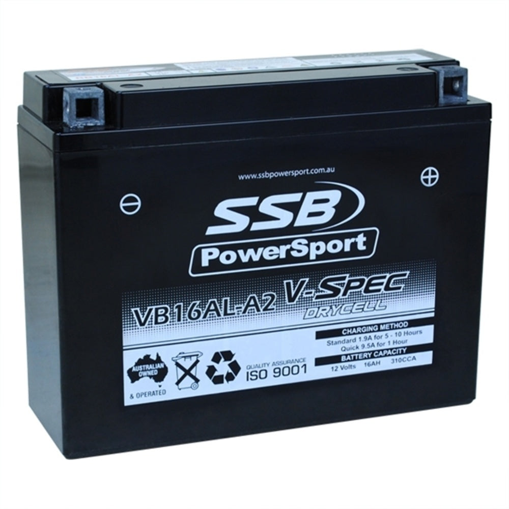 New SSB 12 Volt V-Spec High Perform AGM Battery For DUCATI, YAMAHA 4-VB16AL-A2
