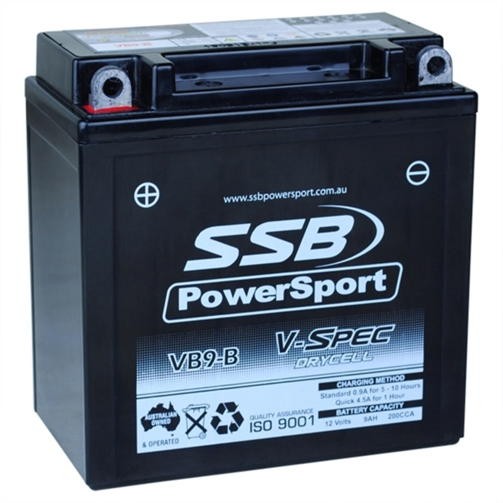 SSB 12 Volt V-Spec High Perform AGM Battery For DAELIM VS125 CRUISER 4-VB9-B