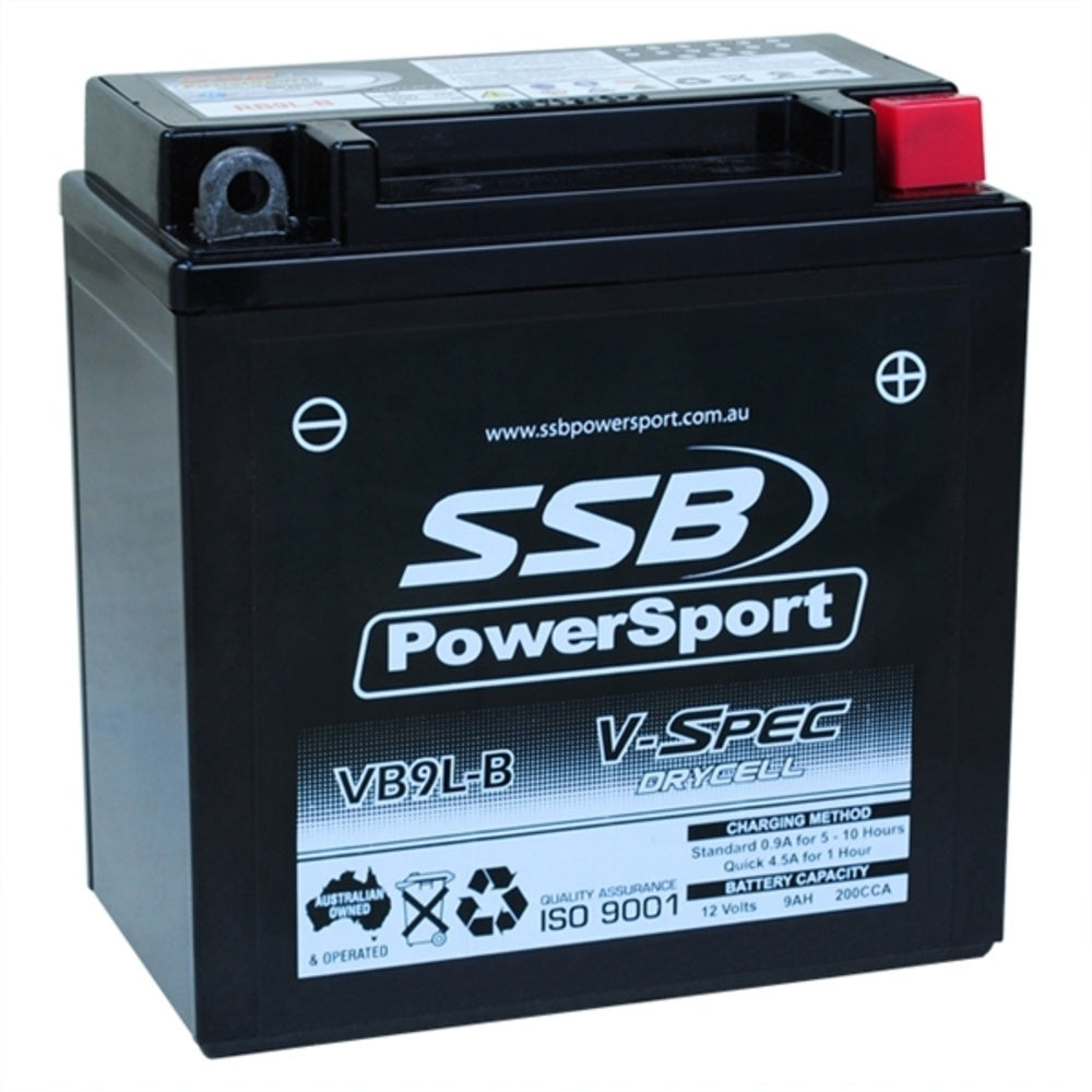 New SSB 12 Volt V-Spec High Perform AGM Battery For HONDA CMX250 4-VB9L-B