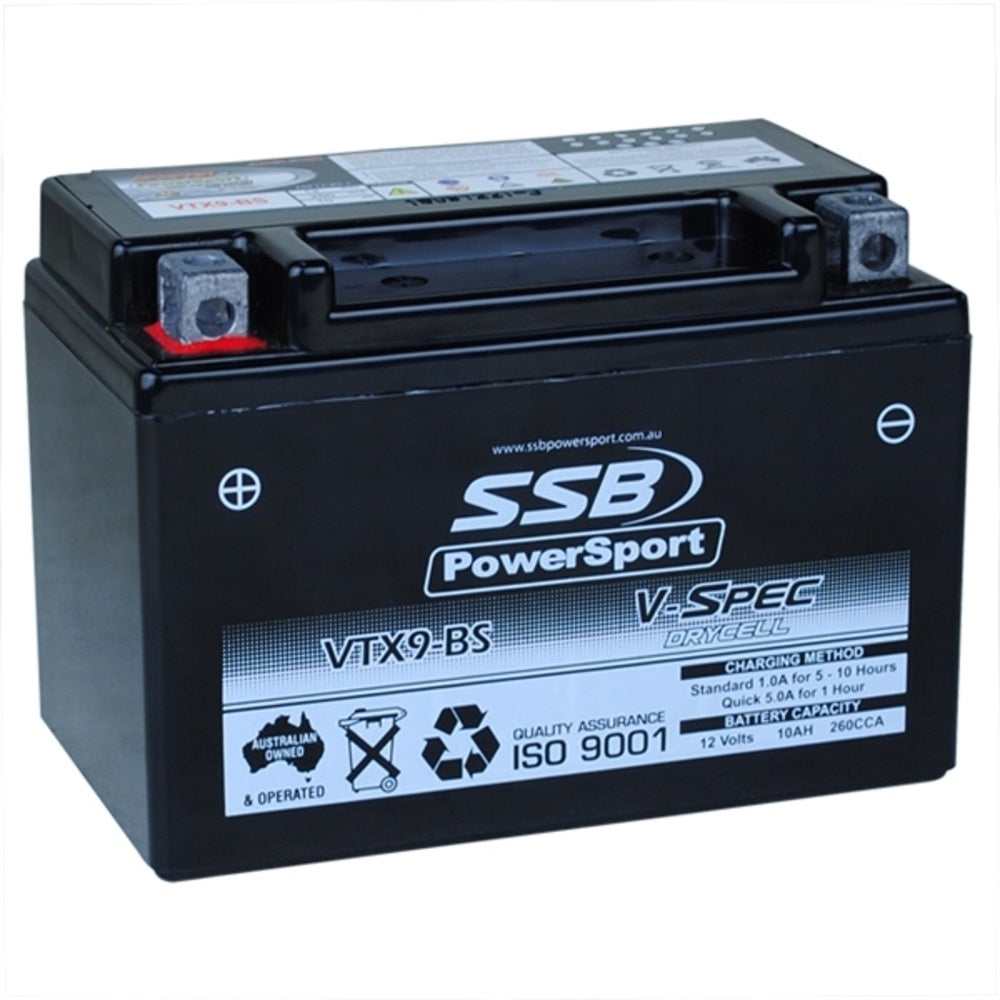 SSB 12 Volt V-Spec High Perform AGM Battery For ETON 150 CHALLENGER 4-VTX9-BS