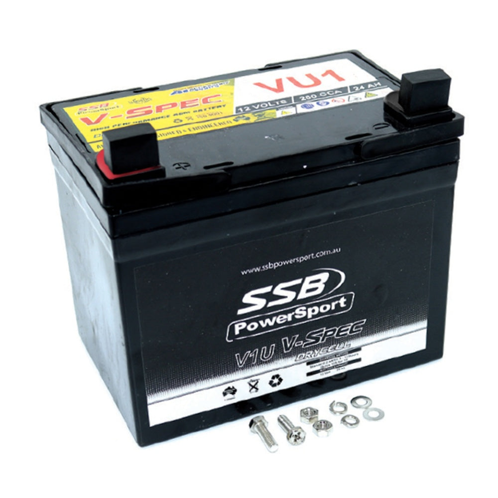 New SSB 12 Volt V-Spec High Perform AGM Battery For YAMAHA 4-VU1