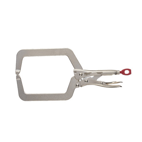 Milwaukee 228mm 9In Torque Lock Deep Reach C-Clamp Locking Pliers Regular Jaws
