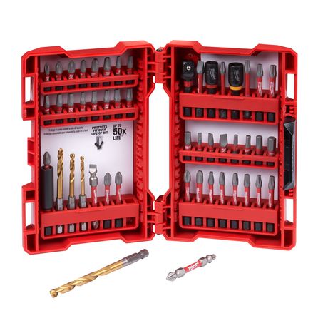 New Milwaukee Shockwave Impact Driver Set 50 Pc - 48324024