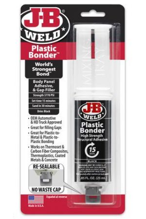 New J-B WELD Black High Strength 3770 PSI Adhesive Plastic Bonder 50139 | Australian Moto Spares