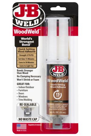 New J-B WELD Fast Setting Adhesive System Woodweld Syringe 50151 | Australian Moto Spares