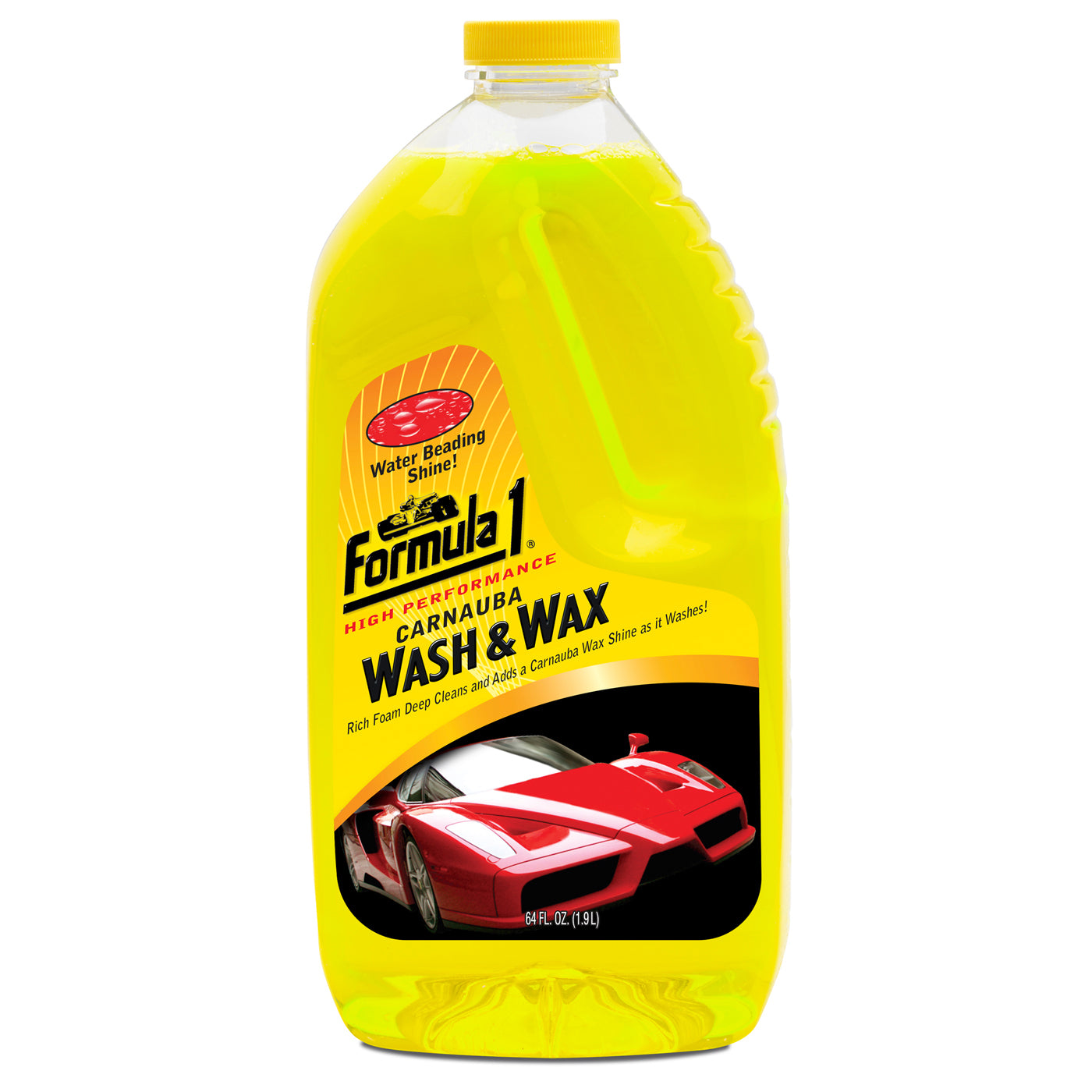 New FORMULA 1 Carnauba Rich Foam Deep Clean Wash & Wax - 1.9L 615032