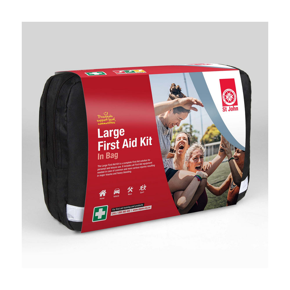 New ST JOHN AMBULANCE Large First Aid Kit, Comprehensive, Water Resistant #640003 | Australian Moto Spares