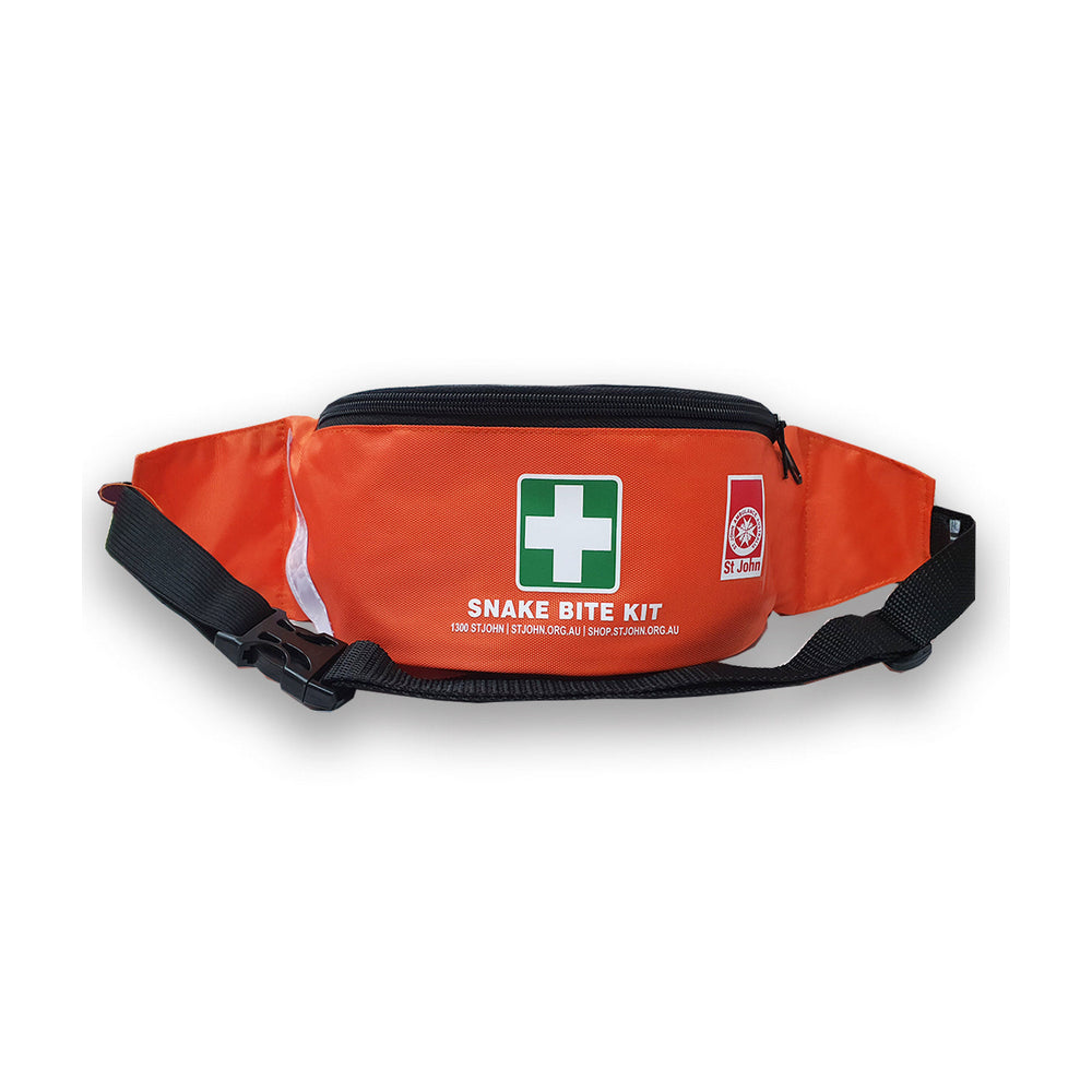 New ST JOHN AMBULANCE Snake Bite First Aid Kit in Bum Bag #640501 | Australian Moto Spares